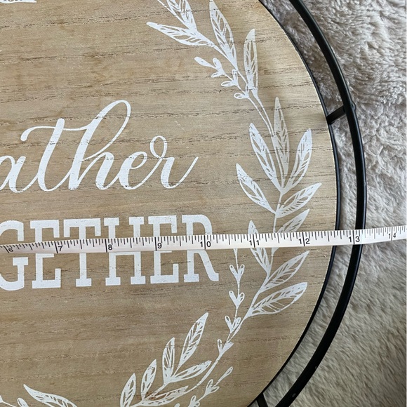 🔥2 for $10🔥 Wooden and metal tray - Picture 3 of 4